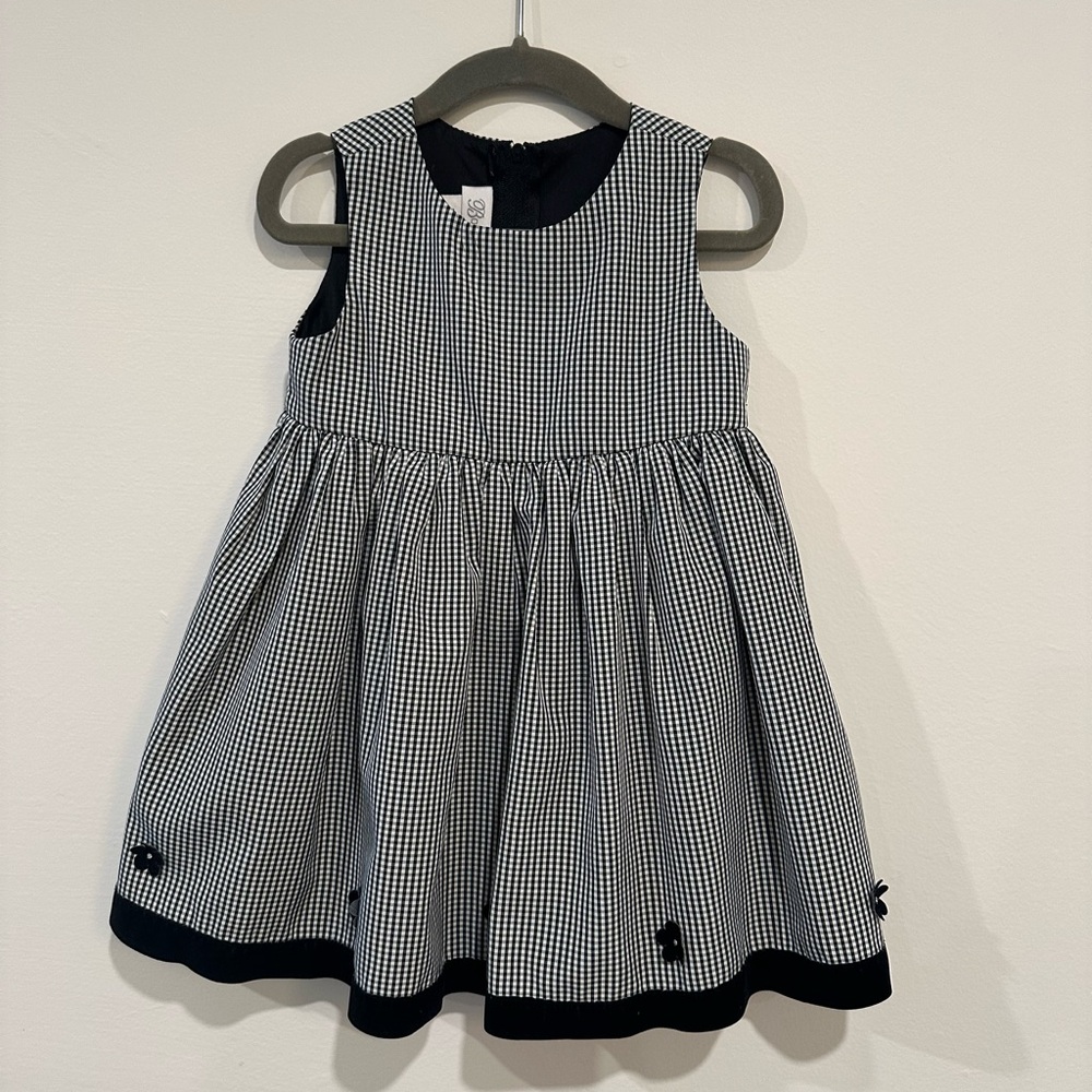 Black and White Kids Dress